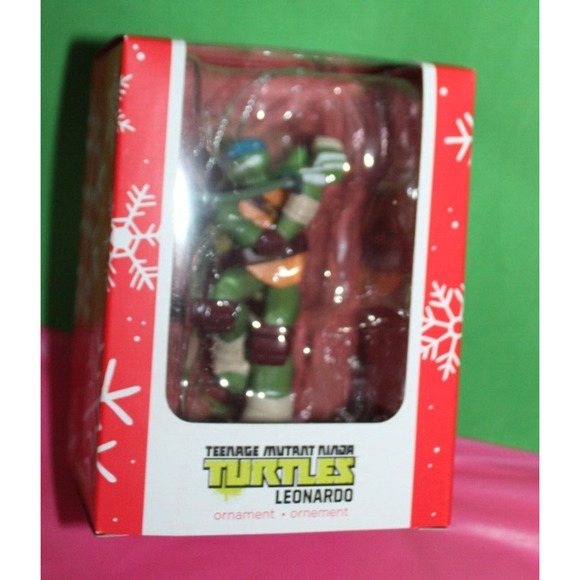 Carlton Heirloom Teenage Mutant Ninja Turtles Leonardo 2016 Holiday Ornament 043 - Picture 2 of 3